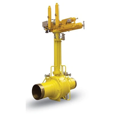 Válvula de bola completamente soldada con apagado de emergencia